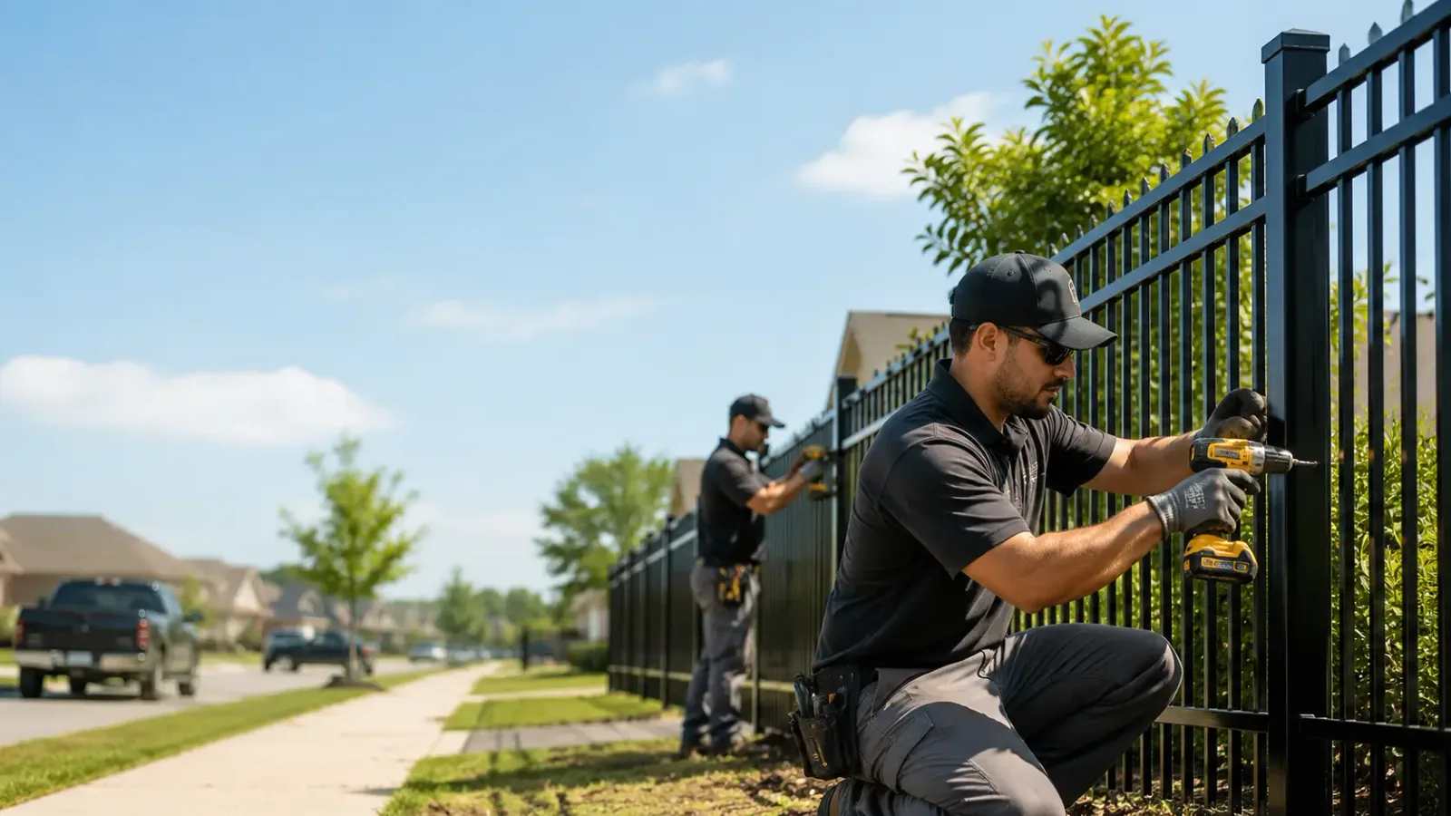 Metal Fence Installation in Leesburg, AL